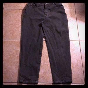 Gloria Vanderbilt Jean Gray 18 Shrt Straight Leg